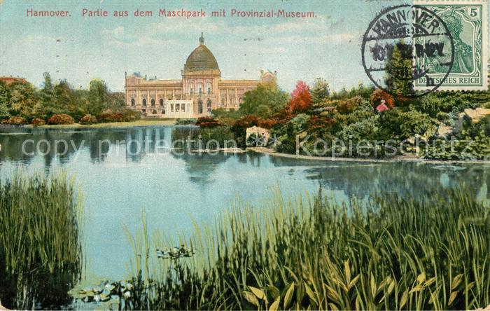 HANNOVER  CITY Maschpark mit Provinzial-Museum