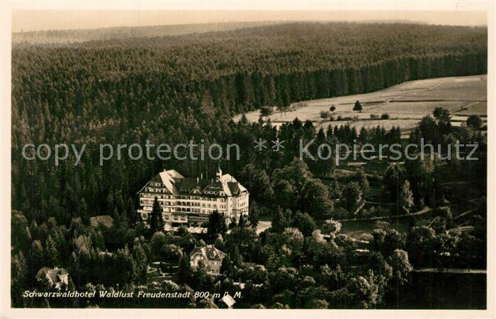 FREUDENSTADT BW Fliegeraufnahme Schwarzwaldhotel Waldlust