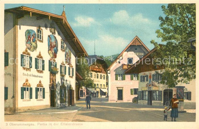 OBERAMMERGAU Bayern Ettalerstrasse