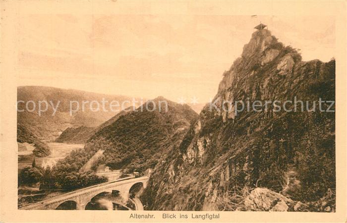 Altenahr Blick ins Langfigtal