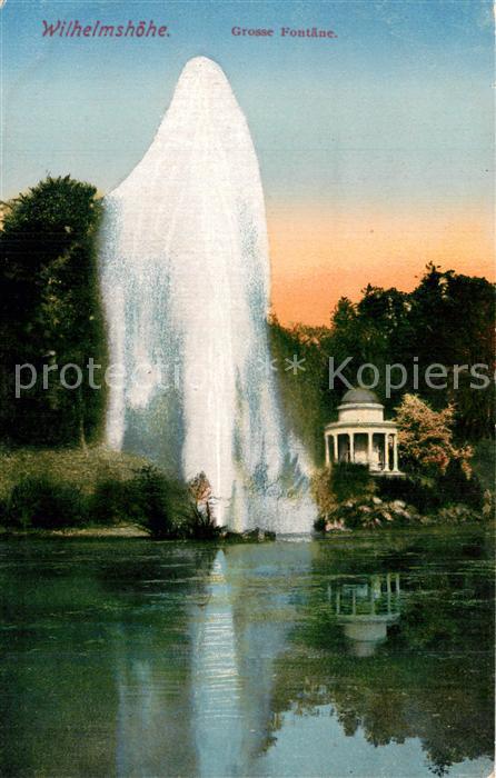Wilhelmshoehe Kassel Grosse Font?ne