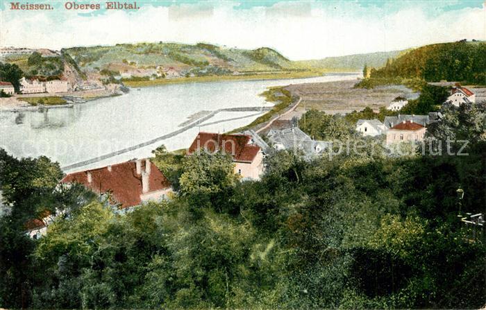 Meissen Elbe Sachsen Oberes Elbtal