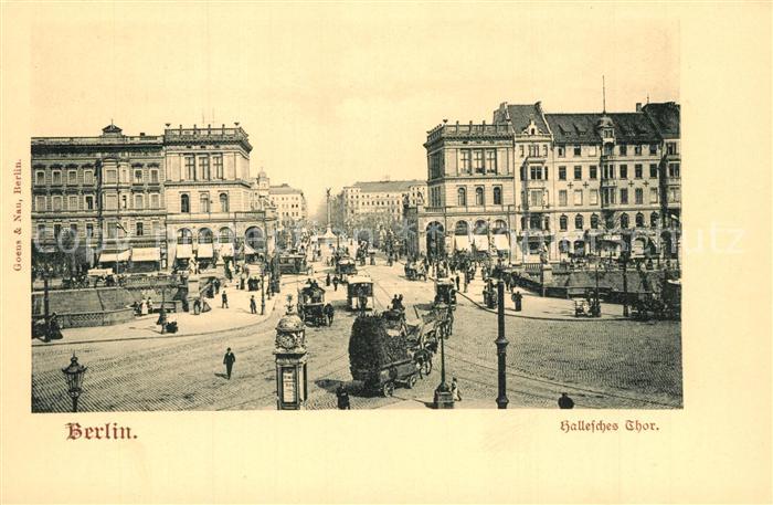 BERLIN  CITY Hallesches Thor Pferdekutschen