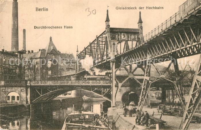 BERLIN  CITY Gleisdreieck der Hochbahn