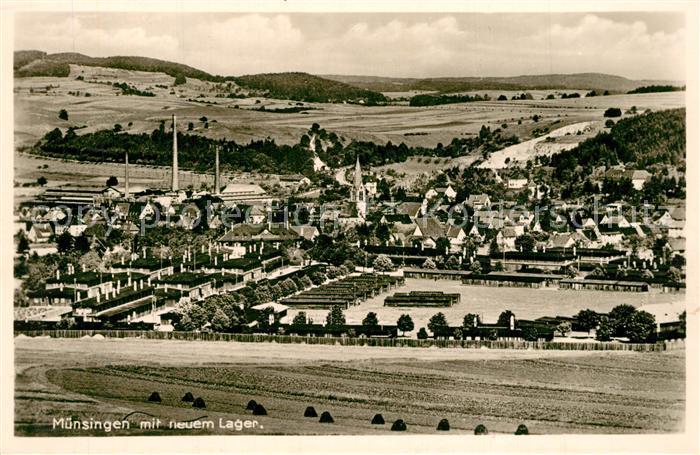 M?nsingen Fliegeraufnahme mit neuem Lager