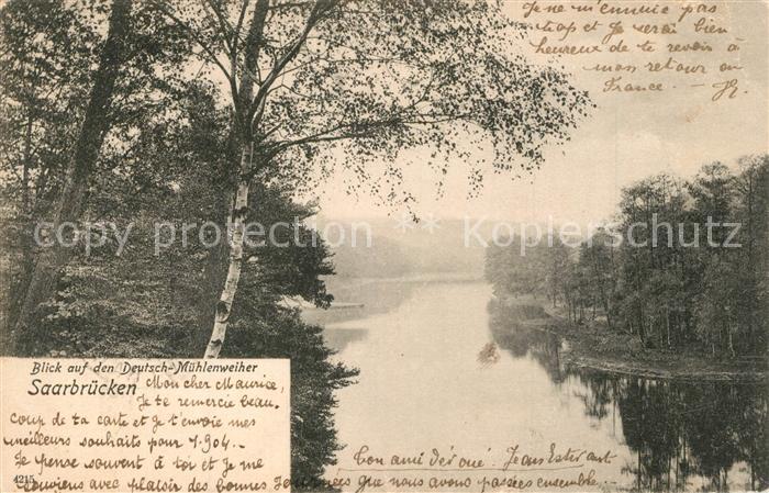 Saarbr?cken Deutsch-M?hlenweiher