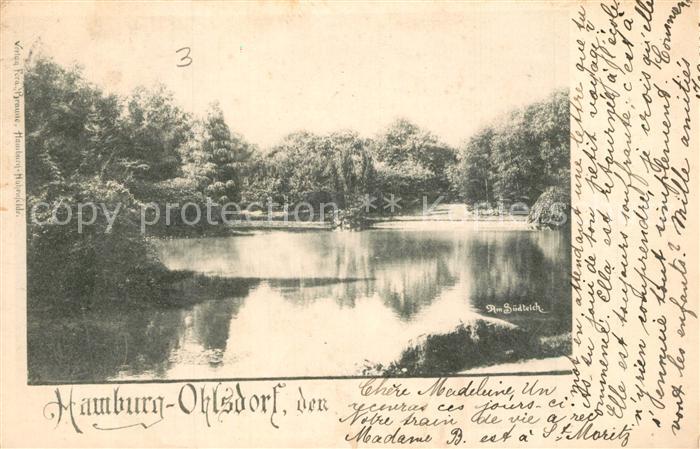 Ohlsdorf Hamburg Partie am See