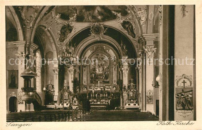 Tiengen Breisgau Kirche innen