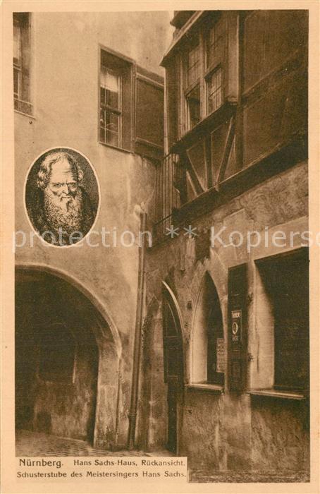 N?rnberg Hans Sachs-Haus Schusterstube des Meistersinges Hans Sachs
