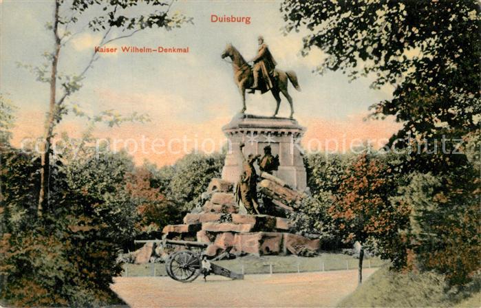 Duisburg Ruhr Kaiser Wilhelm Denkmal