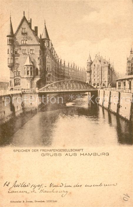HAMBURG  CITY Speicher der Freihafengesellschaft