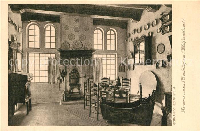 N?rnberg Germanisches Museum Zimmer aus Hindelopen Westfriesland