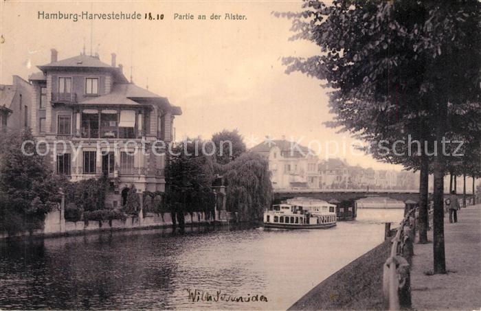 HAMBURG  CITY Harvestehude Alsterpartie