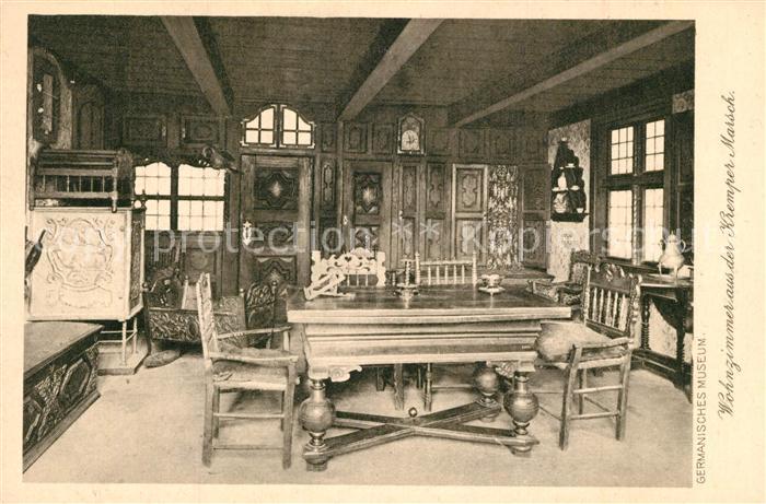 N?rnberg Germanisches Museum Wohnzimmer aus der Kremper-Marsch