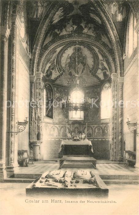 GOSLAR Harz Niedersachsen Neuwerkskirche innen