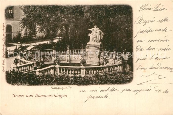 Donaueschingen BW Donauquelle