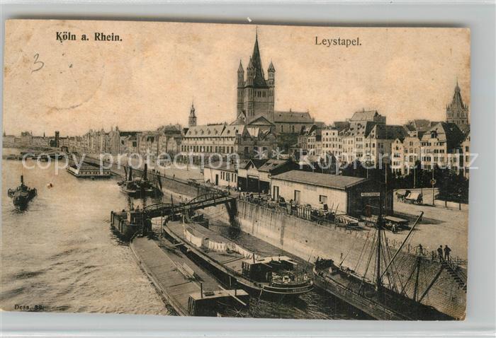 K?ln Rhein Leystapel