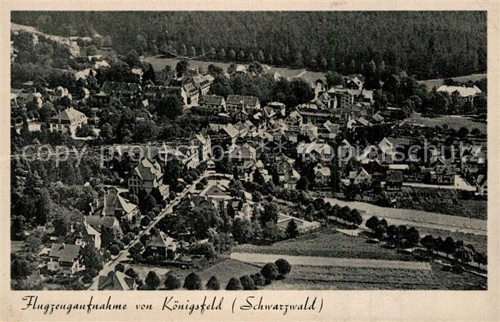 Koenigsfeld Schwarzwald Fliegeraufnahme