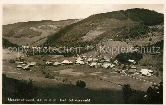 Menzenschwand Panorama Blick ins Tal Schwarzwald
