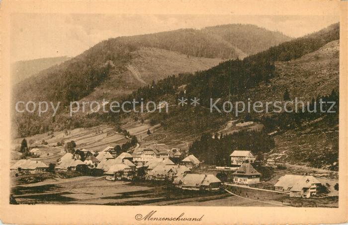 Menzenschwand Panorama Schwarzwald