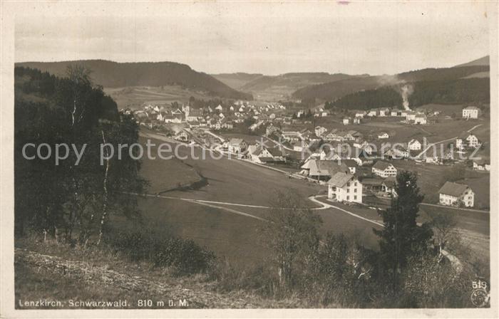 Lenzkirch Hochschwarzwald BW Panorama Schwarzwald