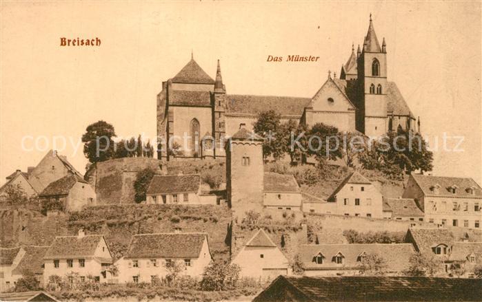 Breisach Rhein Altstadt mit Muenster