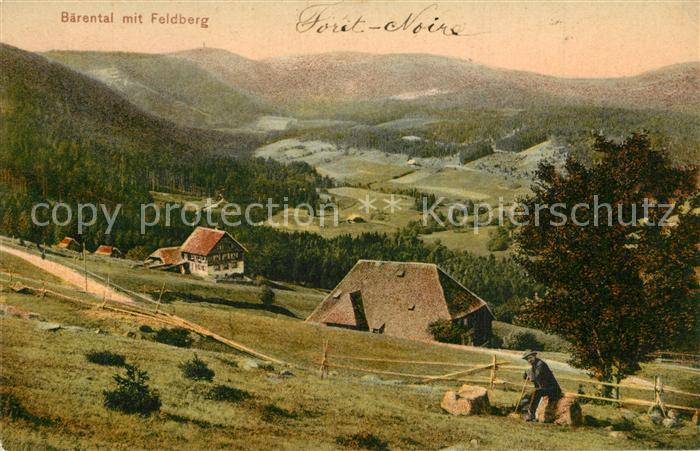 Baerental Feldberg Landschaftspanorama Bergbauer Bauernhof
