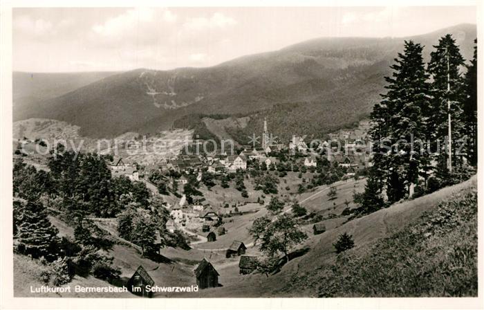 Bermersbach Forbach Panorama Luftkurort Murgtal Schwarzwald