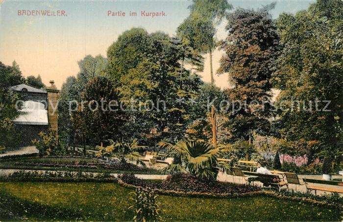 BADENWEILER BW Partie im Kurpark Kurort im Schwarzwald