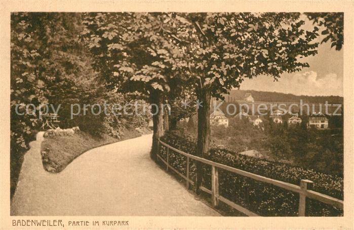 BADENWEILER BW Partie im Kurpark Kurort im Schwarzwald
