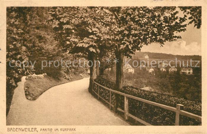 BADENWEILER BW Partie im Kurpark Kurort im Schwarzwald