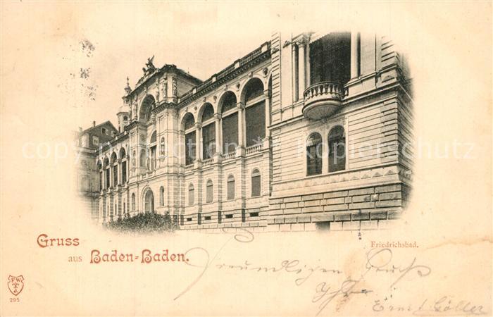 BADEN-BADEN BW Friedrichsbad