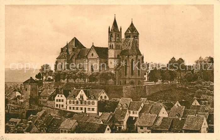 Alt Breisach Rhein Altstadt mit Muenster