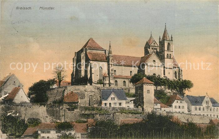 Breisach Rhein Altstadt mit Muenster