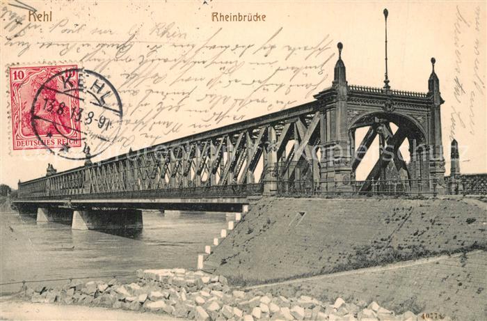 Kehl Rhein Rheinbruecke