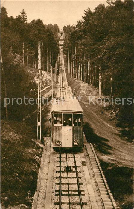 BADEN-BADEN BW Drahtseilbahn auf den Merkur