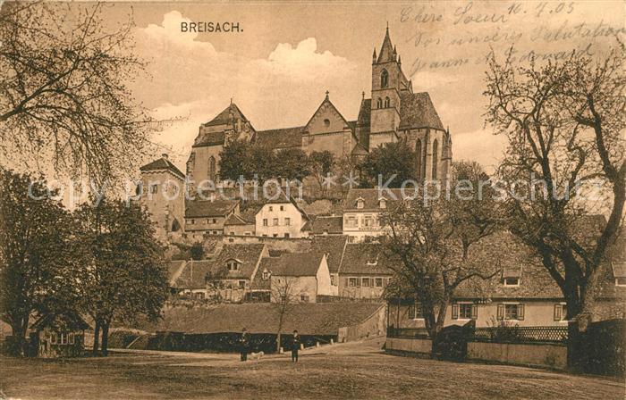 Breisach Rhein Altstadt mit Muenster