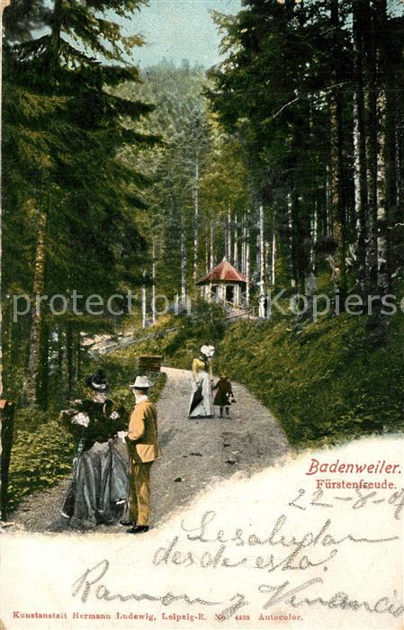 BADENWEILER BW Spaziergang an Fuerstenfreude Schutzhuette