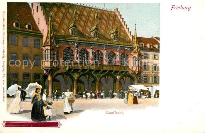 Freiburg Breisgau Kaufhaus Historisches Gebaeude Marktplatz
