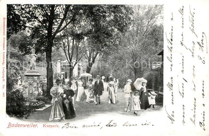 BADENWEILER BW Kurpark Promenade