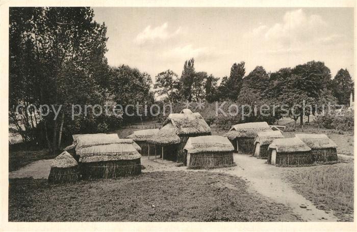 Mettnau Radolfzell Bodensee Freilichtmuseum Siedlung der Mittleren Steinzeit