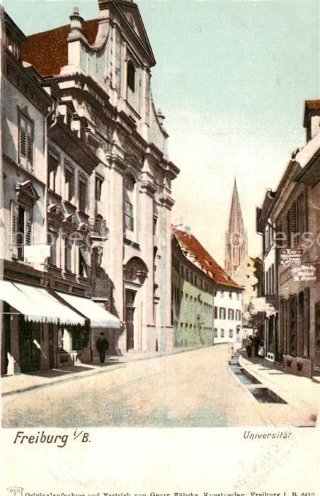 Freiburg Breisgau Universitaet Blick zum Muenster