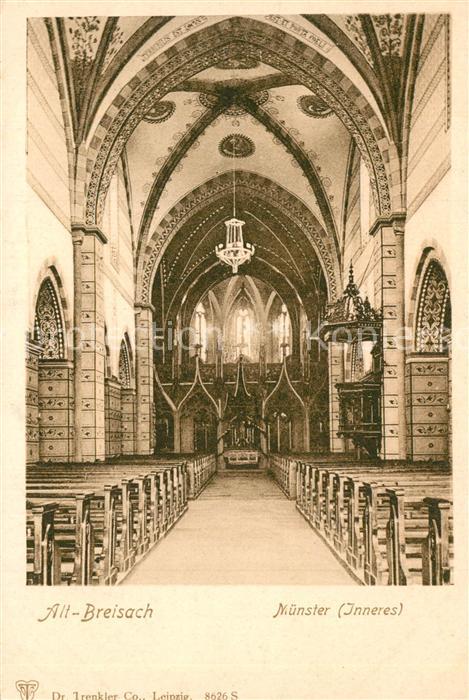 Alt Breisach Rhein Muenster Innenansicht