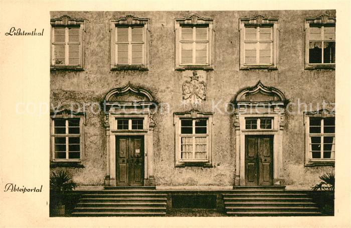 BADEN-BADEN BW Kloster Lichtenthal Abteiportal