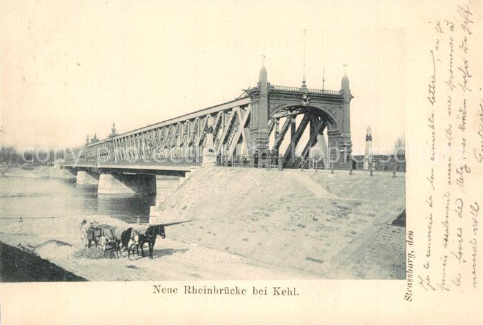Kehl Rhein Neue Rheinbruecke Deutsche Reichspost