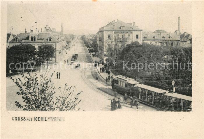 Kehl Rhein Hauptstrasse Strassenbahn