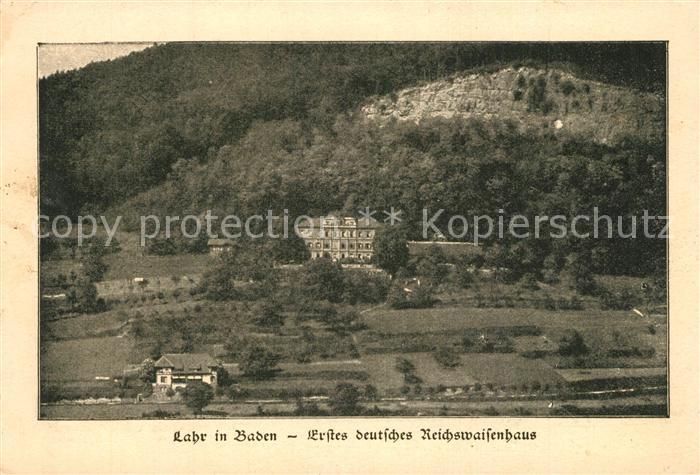 Lahr Baden Erstes deutsches Reichswaisenhaus