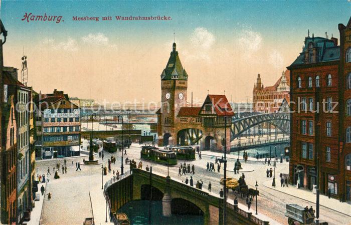 HAMBURG  CITY Messberg Wandrahmsbruecke