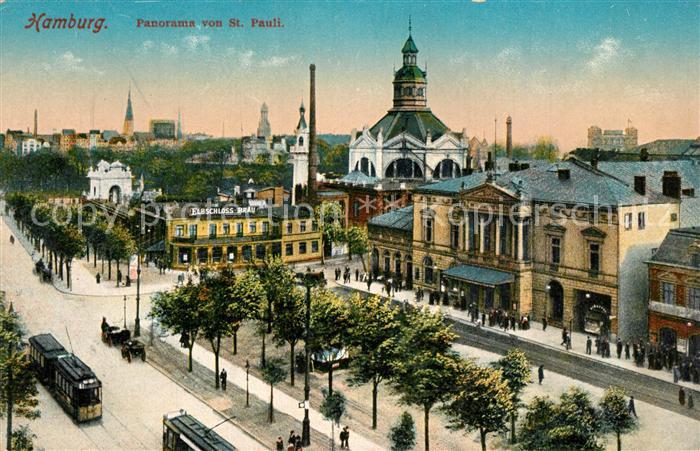 HAMBURG  CITY Panorama Sankt Pauli