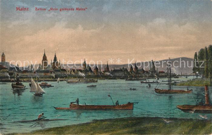 Mainz Rhein Zeltner Mein goldenes Mainz